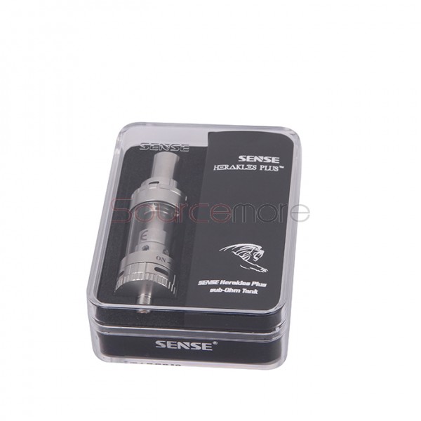  Sense Herakles Plus 3.6ml Tank Top Airflow&Filling Tri Parallel Coil Design Clearomizer-Silver