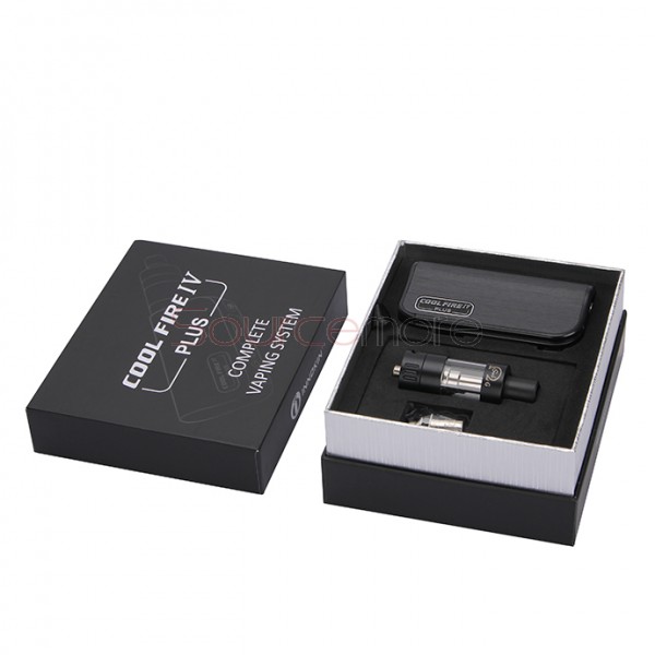 Innokin Cool Fire IV Plus 70W with iSub G 4.5ml Starter Kit 3300mah Capacity Adjustable Airflow 0.5ohm Vapemate-Black