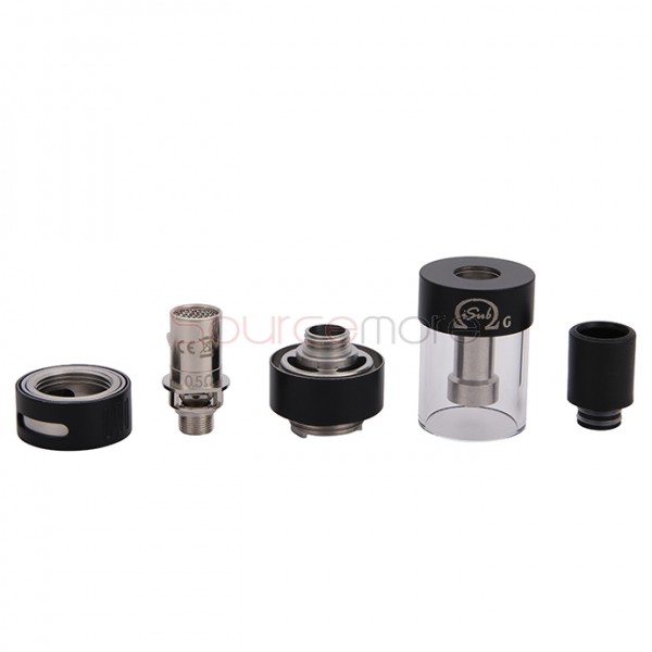 Innokin Cool Fire IV Plus 70W with iSub G 4.5ml Starter Kit 3300mah Capacity Adjustable Airflow 0.5ohm Vapemate-Black