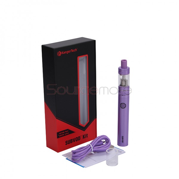 Kanger SUBVOD Starter Kit 1300mah SUBVOD Battery with 3.2ml Nano Atomizer(SSOCC Coil Head)   - Purple
