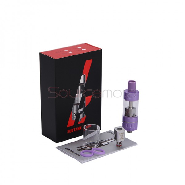 Kangertech Subtank Nano Clearomizer 3.0ml Liquid Capacity with OCC Coils-Purple