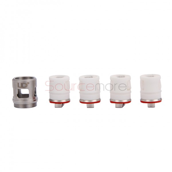 Youde Replacement Coil Head Ceramic ROCC Coil Head for Zephyrus V1/V2 Atomizer 5pcs-0.5ohm