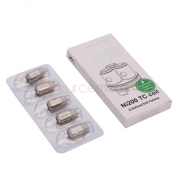  5pcs Horizon Ni200 TC Replacement Coil Head for Arctic Turbo Sextuplet  Temperature Sensing Coil -0.3ohm