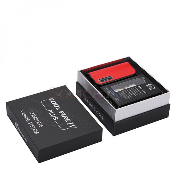 Innokin Cool Fire IV Plus 70W with iSub Apex 3.0ml Starter Kit 3300mah Built-in Battery with Top Filling Apex Tank Vapemate-Red