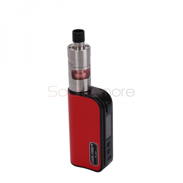 Innokin Cool Fire IV Plus 70W with iSub Apex 3.0ml Starter Kit 3300mah Built-in Battery with Top Filling Apex Tank Vapemate-Red