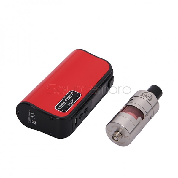 Innokin Cool Fire IV Plus 70W with iSub Apex 3.0ml Starter Kit 3300mah Built-in Battery with Top Filling Apex Tank Vapemate-Red