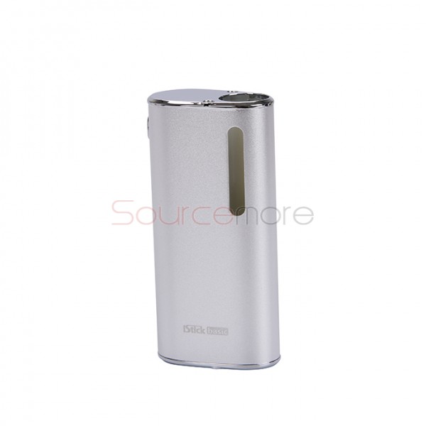Eleaf iStick Basic 2300mah Mod Battery Simple Packing Magnetic Connector Side Liquid View Window-Silver