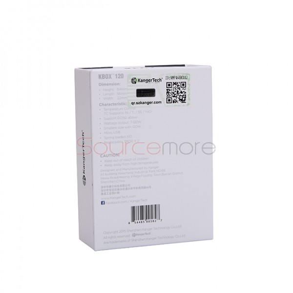 Kanger  KBOX 120W TC Box Mod - White