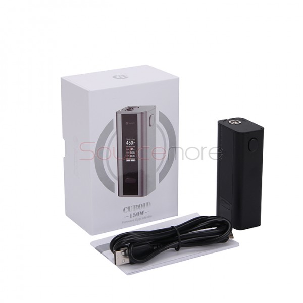 Joyetech  CUBOID 150W TC Mod 510 Connection Firmware Upgradeable Temperature Mod with OLED Screen-Black