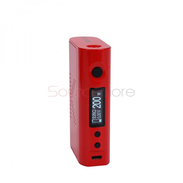 Kanger  KBOX 200W VW/TC Box Mod Powered by Dual 18650 Cells Spring-loaded 510 Connection-Red
