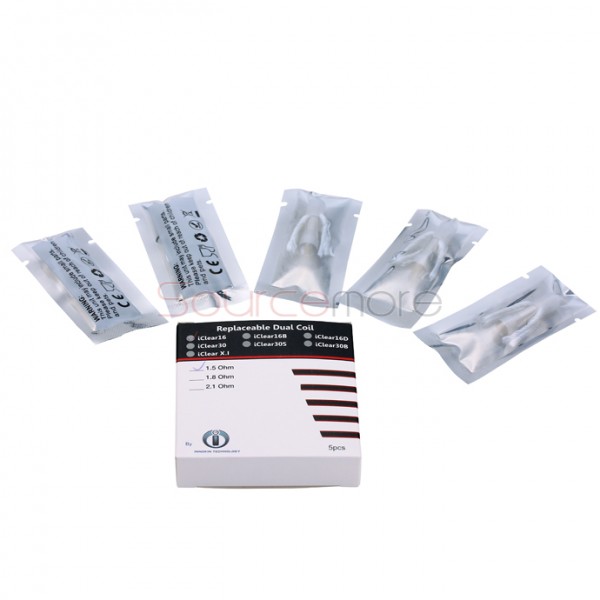 5PCS Innokin iClear 16 Replacement Coil Heads - 1.8ohm