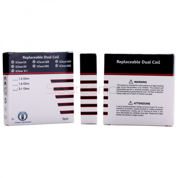 5PCS Innokin iClear 16 Replacement Coil Heads - 1.5ohm