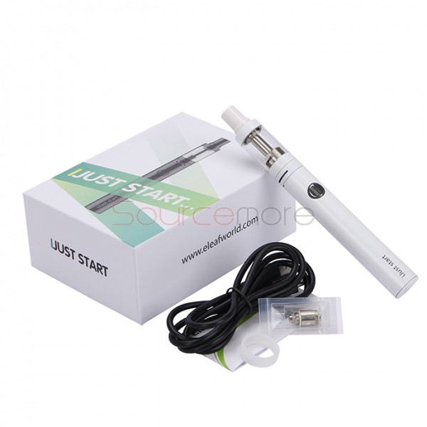 Eleaf iJust Start Kit Single Button 1300mah iJust Battery with 2.3ml GS Air 2 Atomizer-White