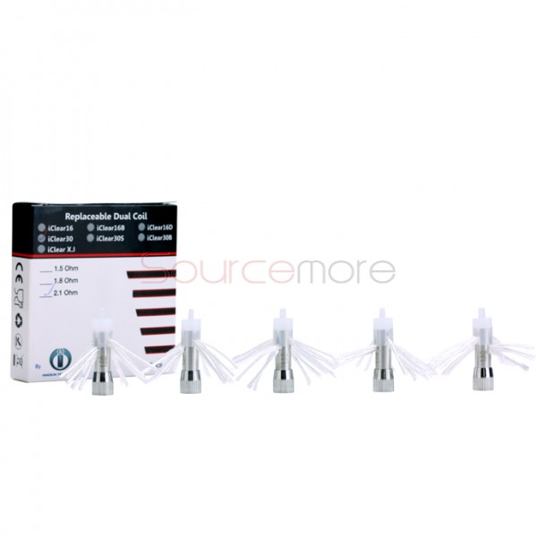 5PCS Innokin iClear 30 Replacement Coil Heads - 2.1ohm