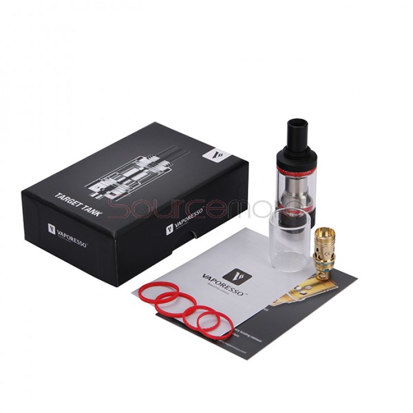 Vaporesso TARGET Tank 3.5ml Liquid Capacity with Ceramic cCELL Coil 510 Thread-Black