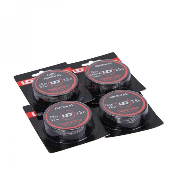 Youde UD Double 26GA with 32GA Kanthal A1 Wire Twisted Clapton Wire 15ft/Roll-26ga*2 + 32ga