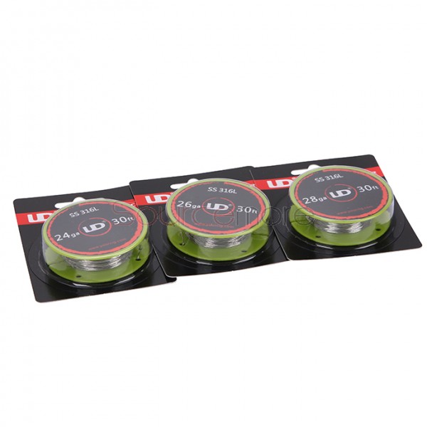 Youde UD 316 Stainless Steel Resistance Wire for Rebuildable Atomizers 24GA 10m
