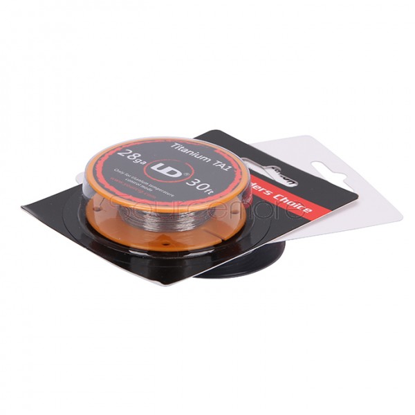 Youde UD Titanium TA1 Wire TC Heating Wire 30ft/Roll-28GA(0.3mm)