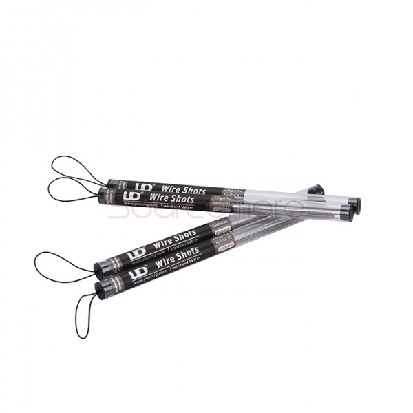 Youde UD Kanthal A1 2*28ga Double Twisted Wire Shot Paking 6''(150mm)*20 pcs-2*28ga