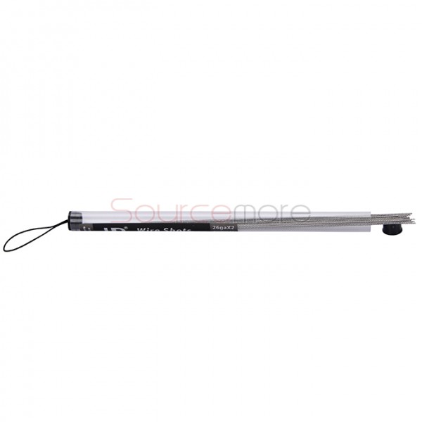 Youde UD Kanthal A1 26ga with 32ga Clapton Wire in Shot Paking 6''(150mm)*20 pcs-26ga+32ga