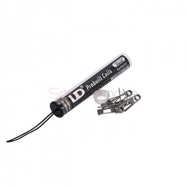 Youde UD Kanthal A1 Prebuilt Coil  Shot Packing 10pcs-26GA + 32GA ID2.8*0.6 ohm 
