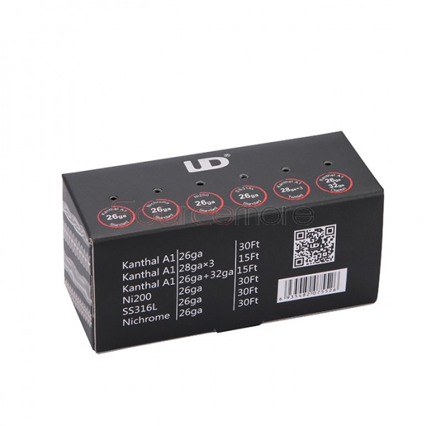 Youde UD Wire Box 6 Different Heating Resistance Wires in One Box-Black