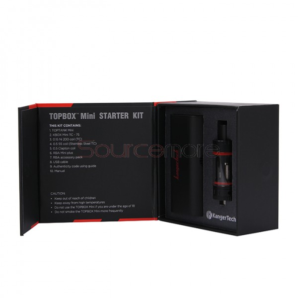 Kanger Topbox Mini Kit with Toptank Mini - Black