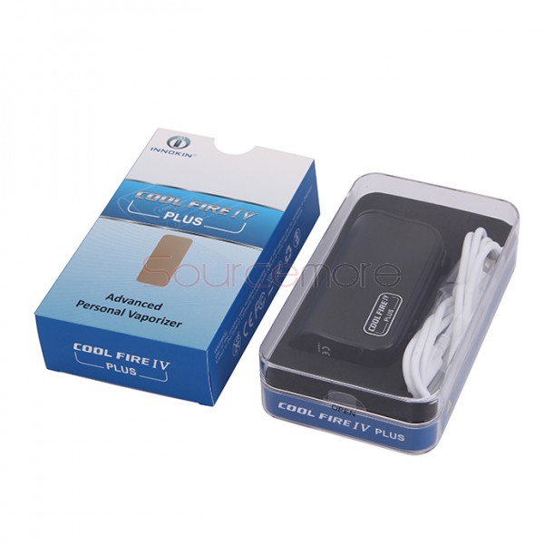 Innokin Cool Fire IV Plus 70W  VW Mod 3300mah Built-in Battery OLED Displaying with 510 Connection -Black