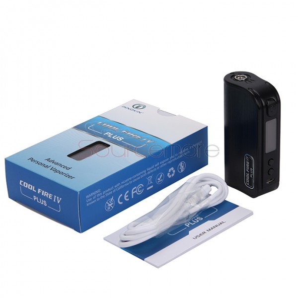 Innokin Cool Fire IV Plus 70W  VW Mod 3300mah Built-in Battery OLED Displaying with 510 Connection -Black