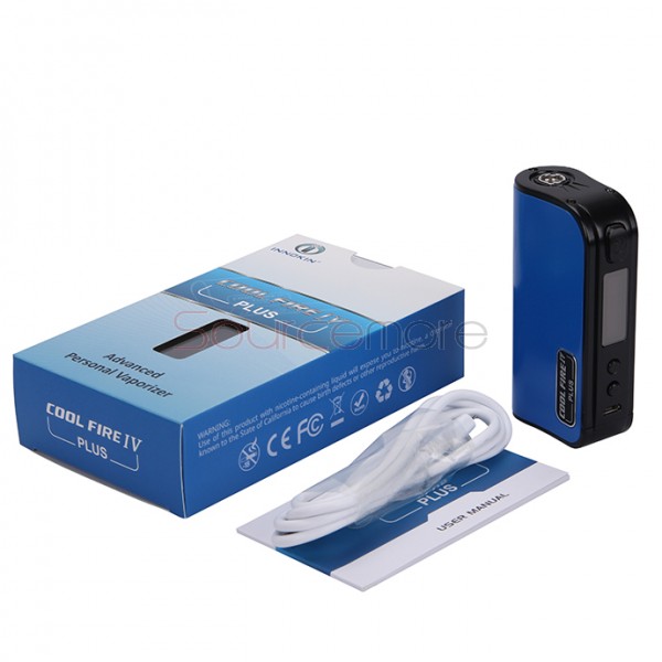 Innokin Cool Fire IV Plus 70W  VW Mod 3300mah Built-in Battery OLED Displaying with 510 Connection -Blue