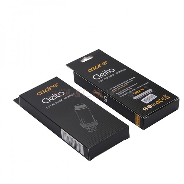 Aspire Cleito Tank Replacement Coil Head 5pcs - Dual Clapton 0.2ohm
