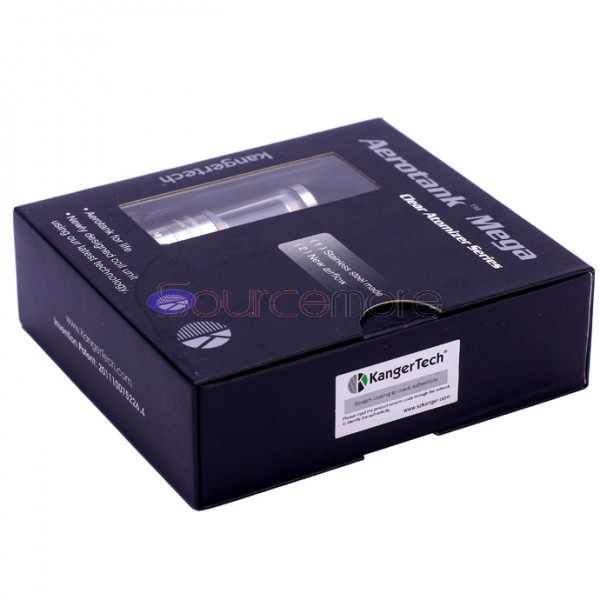 Kanger Aerotank Mega Clearomizer with Huge Capacity 3.8ml-Clear