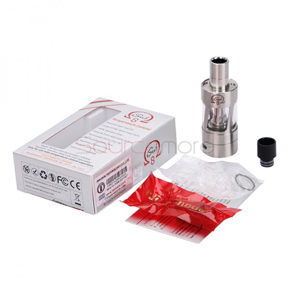 Innokin iSub-S Tank Temperature Edition 4.5ml Liquid Capacity Top Filling Clearomizer Fit for the Newest CORTEX TC Mod- Stainless Steel