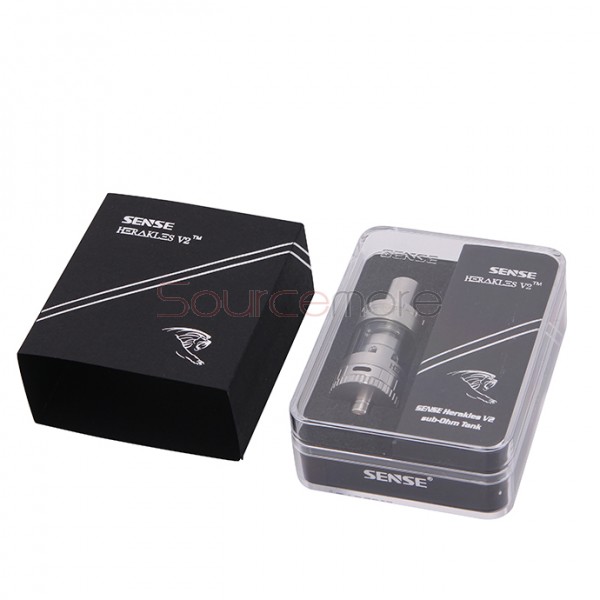  Sense Herakles V2 2.0ml Tank Top Filling Tri Parallel Coil Design 22mm Diameter Atomizer-Silver