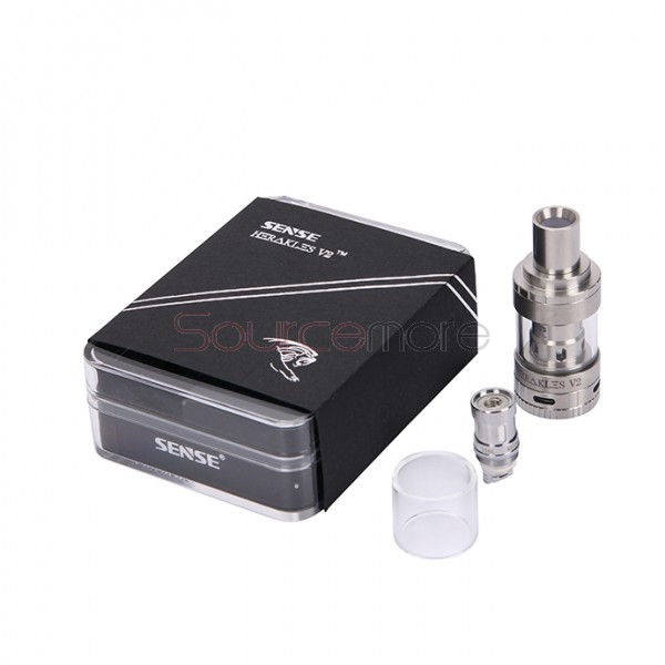  Sense Herakles V2 2.0ml Tank Top Filling Tri Parallel Coil Design 22mm Diameter Atomizer-Silver