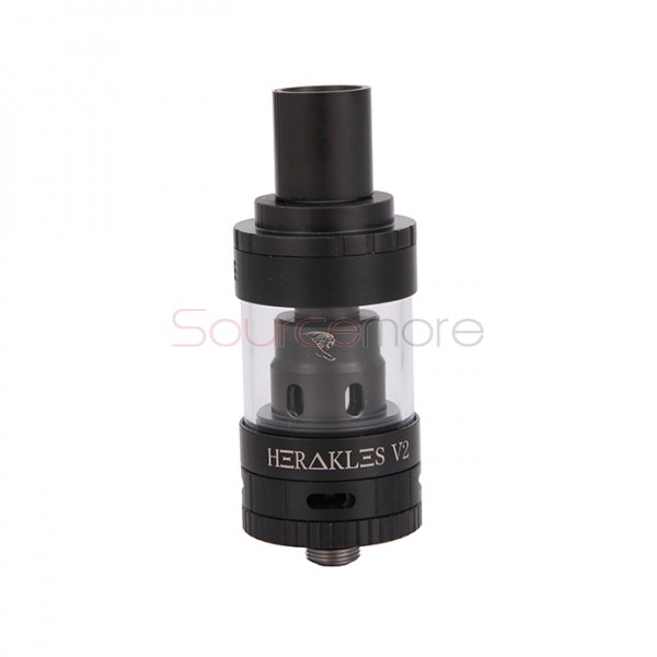  Sense Herakles V2 2.0ml Tank Top Filling Tri Parallel Coil Design 22mm Diameter Atomizer-Black
