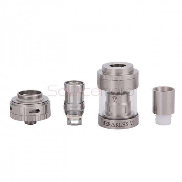  Sense Herakles V2 2.0ml Tank Top Filling Tri Parallel Coil Design 22mm Diameter Atomizer-Silver
