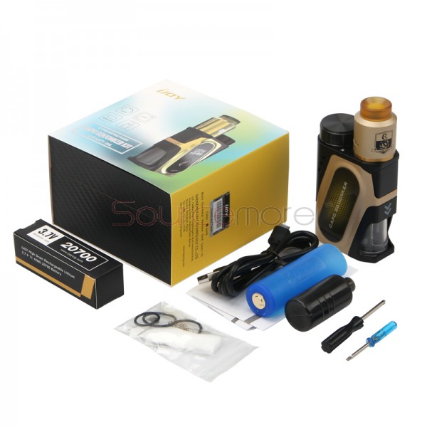 IJOY CAPO Squonker Kit with COMBO RDA Triangle Atomizer - Yellow