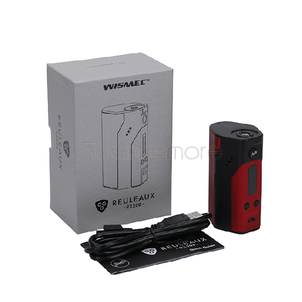 Wismec RX200 Reuleaux 200W TC Mod - Red