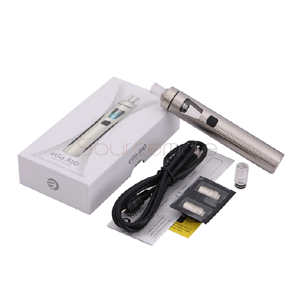 Joyetech eGo ONE AIO Starter Kit 2.0ml Capacity Adjustable Airflow USB Charging All-in-one Kit-Silver