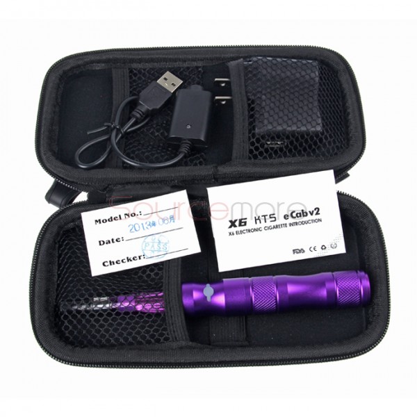Kamry X6 Starter Kit with CE4 Atomizer US Plug - Red