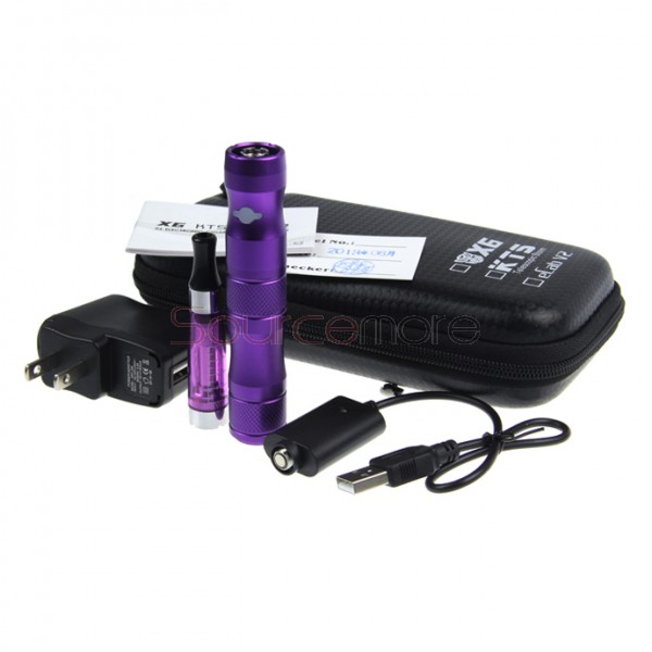 Kamry X6 Starter Kit with CE4 Atomizer US Plug - Red