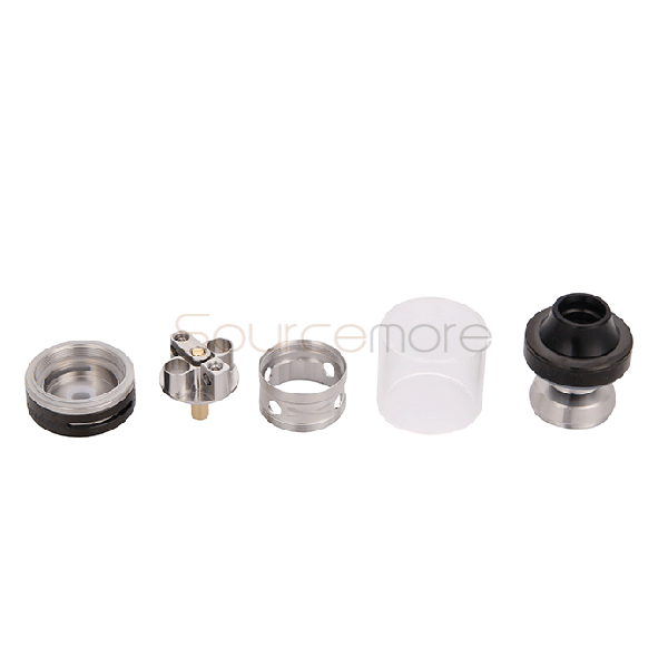 Sigelei Moonshot Top-filled DIY RDTA 2ml Capacity Atomizer with 510 Drip Tip-black 