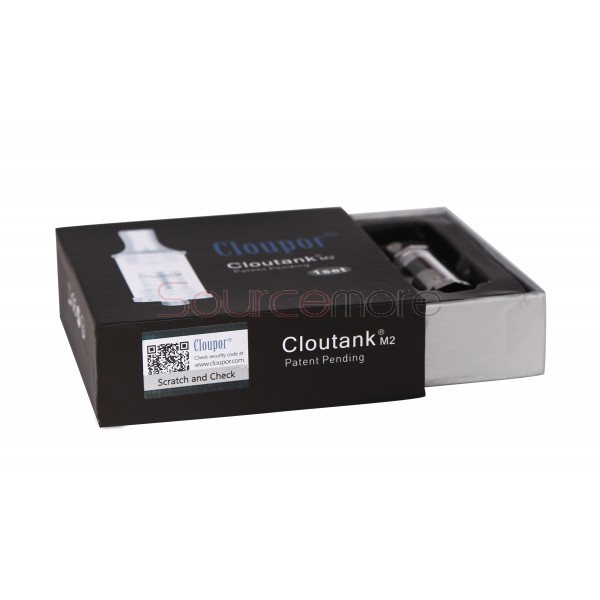 Cloupor Cloutank M2 Dual Filter Clearomizer-Stainless steel