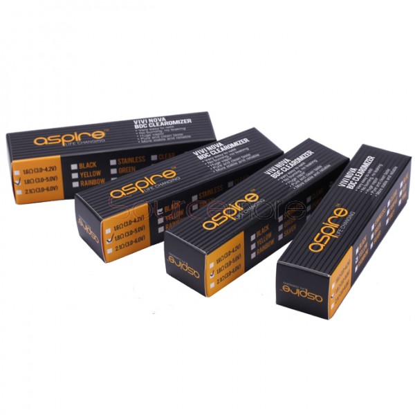 Aspire Vivi Nova-S Glass BVC Clearomizer - Blue