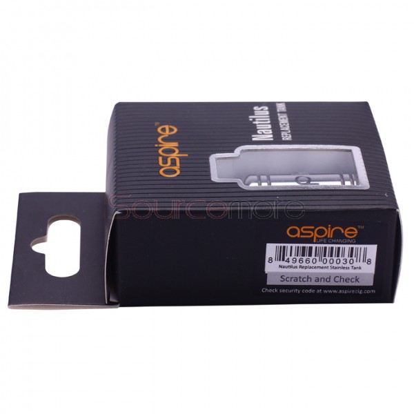 Aspire Stainless Replacement Tank for Nautilus