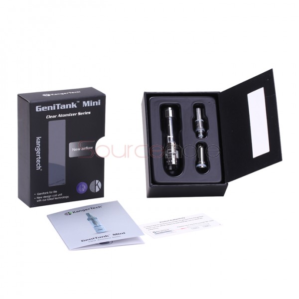 Kanger Genitank Mini  Atomizer with the New Dual Coils 