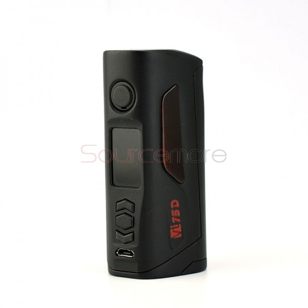 Hcigar VT75D 75W Mod Powered by Dual 18650 Cells-Black