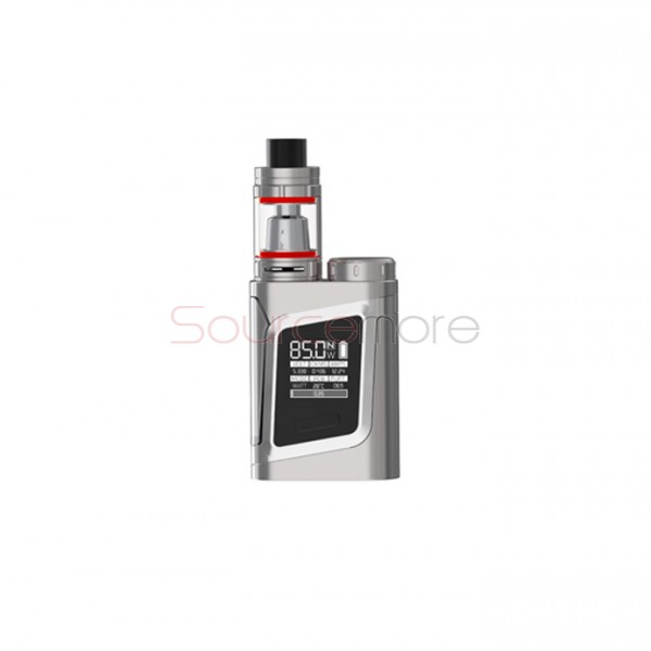 Smok RHA85 TC 85W Starter Kit RHA85 OLED Screen Mod with TFV8 Baby Tank- Silver