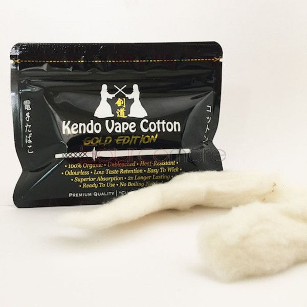 Kendo Vape Cotton Gold Edition Japanese Organic Cotton